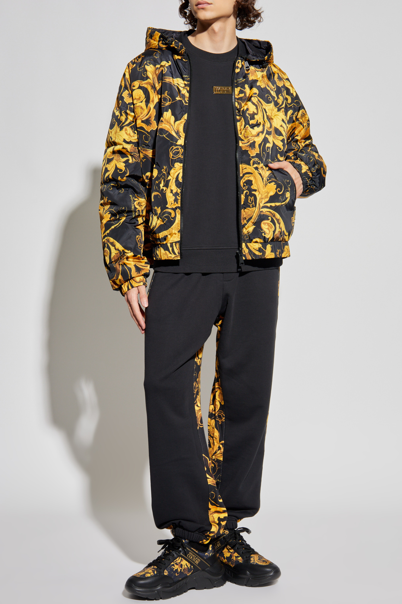 Versace Jeans Couture Reversible jacket with detachable hood